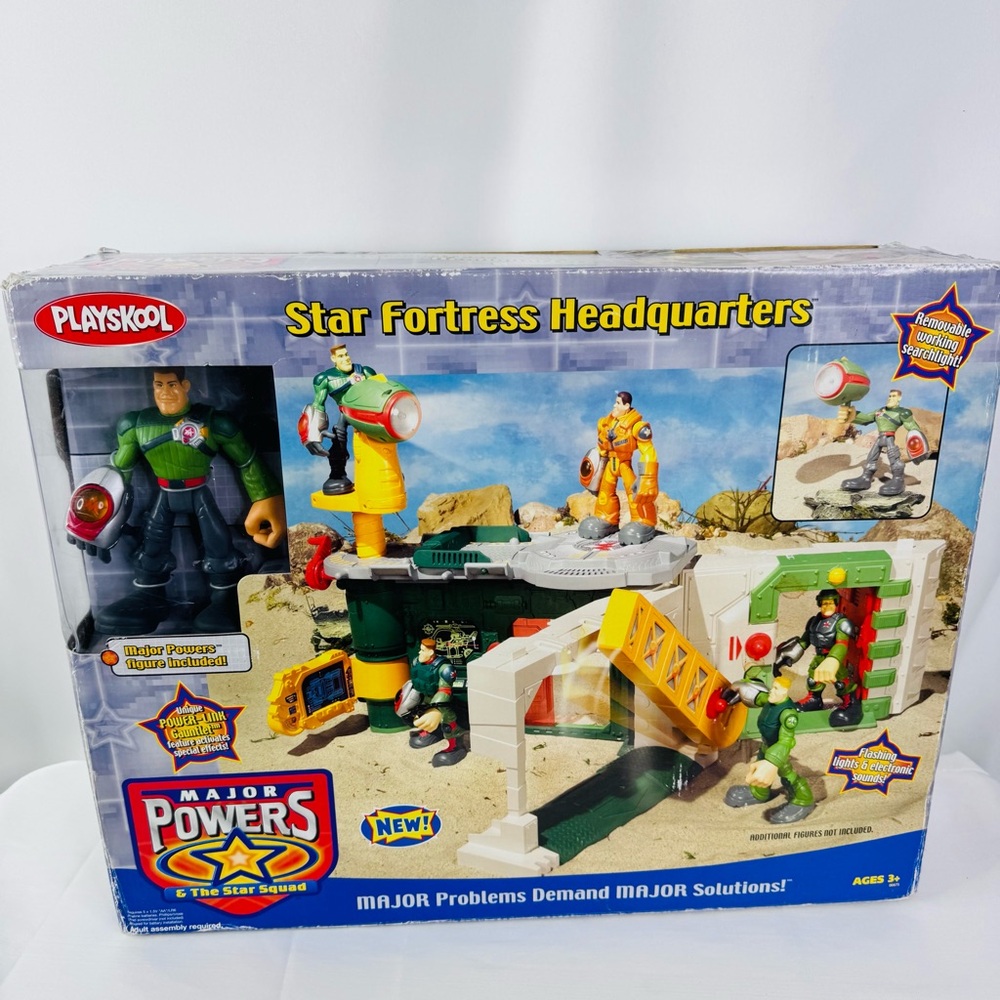Playskool Major Powers and the Star‎ Squad Fortress Headquarters Play Set